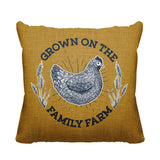 Rusty Animal Reversible Indoor/Outdoor Square Pillow