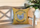 Rusty Animal Reversible Indoor/Outdoor Square Pillow