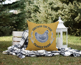 Rusty Animal Reversible Indoor/Outdoor Square Pillow