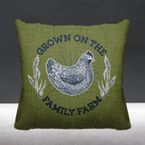 Rusty Animal Reversible Indoor/Outdoor Square Pillow