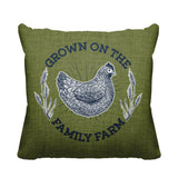 Rusty Animal Reversible Indoor/Outdoor Square Pillow
