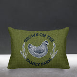 Rusty Animal Reversible Indoor/Outdoor Rectangular Pillow