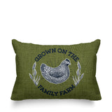 Rusty Animal Reversible Indoor/Outdoor Rectangular Pillow