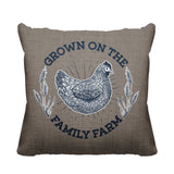Rusty Animal Reversible Indoor/Outdoor Square Pillow