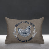 Rusty Animal Reversible Indoor/Outdoor Rectangular Pillow