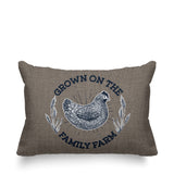 Rusty Animal Reversible Indoor/Outdoor Rectangular Pillow