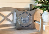 Rusty Animal Reversible Indoor/Outdoor Square Pillow