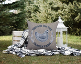 Rusty Animal Reversible Indoor/Outdoor Square Pillow