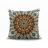 Saanvi Mandala Reversible Indoor/Outdoor Square Pillow