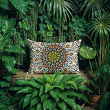 Patriot Floral Lumbar Indoor/Outdoor Throw Pillow