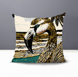 Sabbi Flamingo Reversible Indoor/Outdoor Square Pillow
