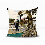 Sabbi Flamingo Reversible Indoor/Outdoor Square Pillow