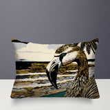 Sabbi Flamingo Reversible Indoor/Outdoor Rectangular Pillow