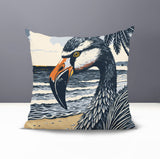 Sabbi Flamingo Reversible Indoor/Outdoor Square Pillow