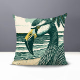 Sabbi Flamingo Reversible Indoor/Outdoor Square Pillow