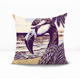 Sabbi Flamingo Reversible Indoor/Outdoor Square Pillow