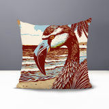 Sabbi Flamingo Reversible Indoor/Outdoor Square Pillow