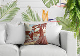 Sabbi Flamingo Reversible Indoor/Outdoor Square Pillow
