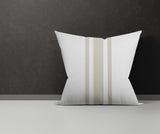 Sabine Striped Reversible Indoor/Outdoor Square Pillow