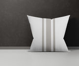 Sabine Striped Reversible Indoor/Outdoor Square Pillow