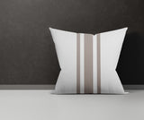 Sabine Striped Reversible Indoor/Outdoor Square Pillow