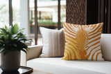 Salie Zebra Faux Suede Square Indoor Pillow