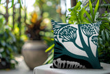 Sally Floral Reversible Indoor/Outdoor Square Pillow