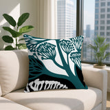 Sally Floral Reversible Indoor/Outdoor Square Pillow