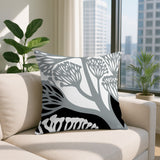 Sally Floral Reversible Indoor/Outdoor Square Pillow