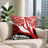 Sally Floral Reversible Indoor/Outdoor Square Pillow