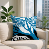 Sally Floral Reversible Indoor/Outdoor Square Pillow