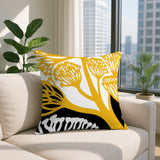 Sally Floral Reversible Indoor/Outdoor Square Pillow