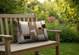 Samie Patchwork  Indoor/Outdoor Reversible Rectangular Pillow
