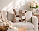 Samie Patchwork  Indoor/Outdoor Reversible Square Pillow