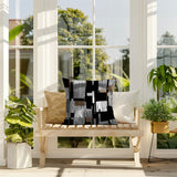 Samie Patchwork  Indoor/Outdoor Reversible Square Pillow