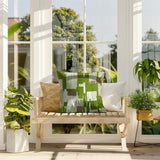 Samie Patchwork  Indoor/Outdoor Reversible Square Pillow