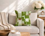 Samie Patchwork  Indoor/Outdoor Reversible Square Pillow