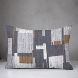 Samie Patchwork  Indoor/Outdoor Reversible Rectangular Pillow