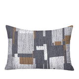 Samie Patchwork  Indoor/Outdoor Reversible Rectangular Pillow