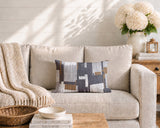 Samie Patchwork  Indoor/Outdoor Reversible Rectangular Pillow