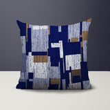 Samie Patchwork  Indoor/Outdoor Reversible Square Pillow