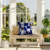 Samie Patchwork  Indoor/Outdoor Reversible Square Pillow