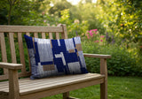 Samie Patchwork  Indoor/Outdoor Reversible Rectangular Pillow
