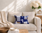 Samie Patchwork  Indoor/Outdoor Reversible Rectangular Pillow