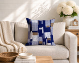 Samie Patchwork  Indoor/Outdoor Reversible Square Pillow