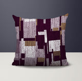 Samie Patchwork  Indoor/Outdoor Reversible Square Pillow