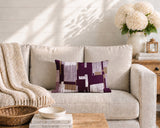 Samie Patchwork  Indoor/Outdoor Reversible Rectangular Pillow