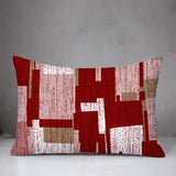 Samie Patchwork  Indoor/Outdoor Reversible Rectangular Pillow
