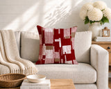 Samie Patchwork  Indoor/Outdoor Reversible Square Pillow