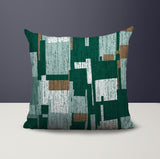 Samie Patchwork  Indoor/Outdoor Reversible Square Pillow